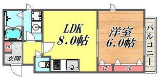 アリアンナ武庫之荘の物件間取画像